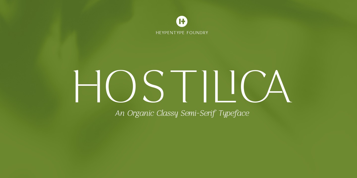 Example font Hostilica #1